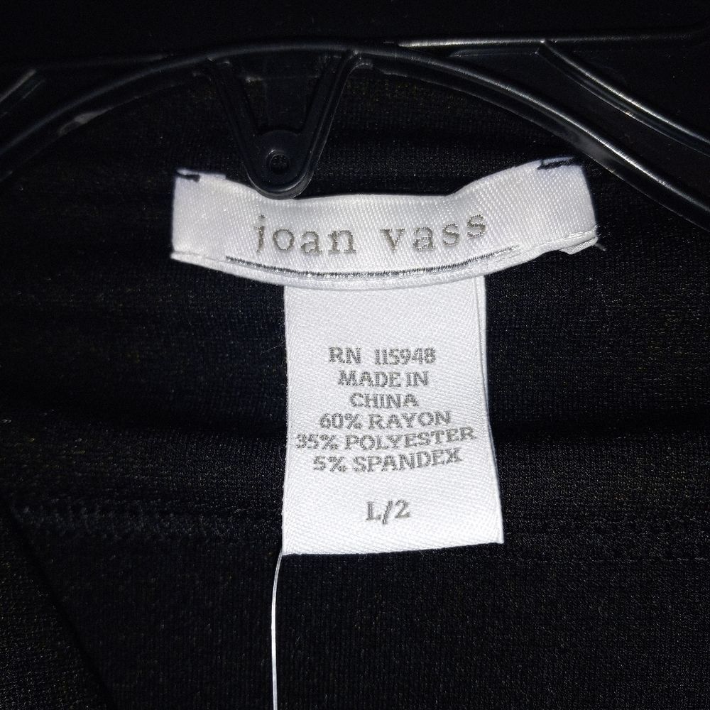 New With Tags Joan Vass Drape Front Dress - Picture 2 of 8